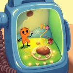 Ilustrácia k rozprávke: Odvážne písmenko R a záhada zaseknutého tlačidla v starom telefóne