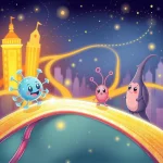 Ilustrácia k rozprávke: Mozgovo: Dobrodružstvo neurónov na ceste za učením