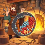 Ilustrácia k rozprávke: Tajomstvo Jurajovej podkovy: Príbeh magnetickej sily a priateľstva