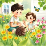 Ilustrácia k rozprávke: Jankina opuchnutá ruka: Príbeh o včielke, alergii a odvahe detí