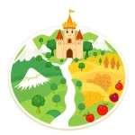 Ilustrácia k rozprávke: Kráľovstvo na tanieri: Dobrodružstvo kráľa Zdravka v krajinách výživy