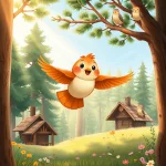 Ilustrácia k rozprávke: Čimova veľká letecká škola