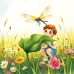 Ilustrácia k rozprávke: Tajomstvo lietajúceho drahokamu