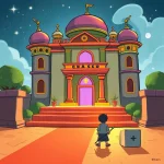 Ilustrácia k rozprávke: Pixelko a stratená žltá: Dobrodružstvo v digitálnom svete tabletu